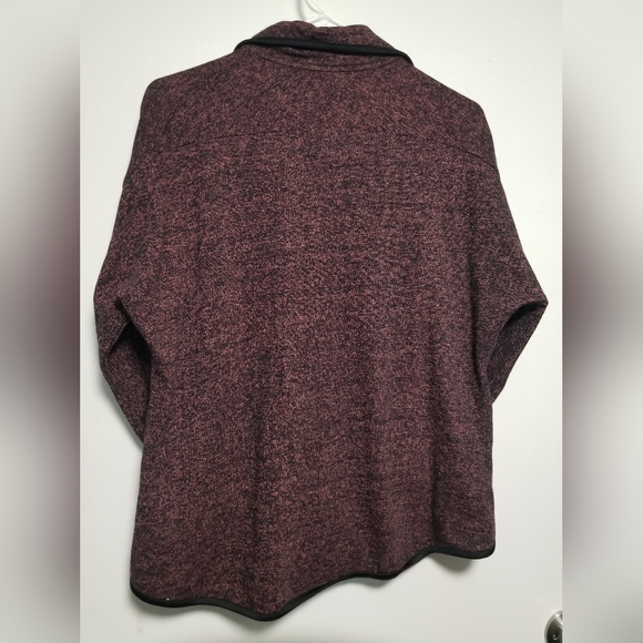 Warrior by Danica Patrick Burgundy Zip UpTop - Picture 7 of 8